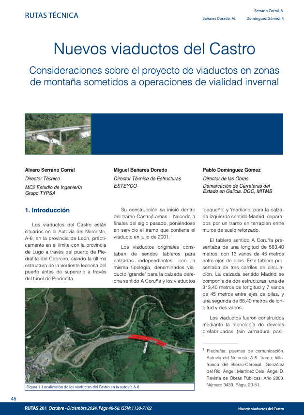 Nuevos viaductos del Castro